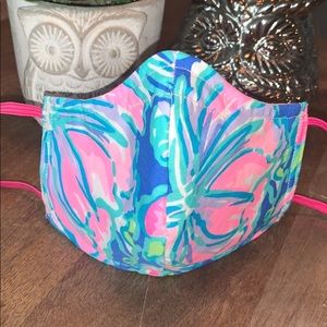 “In Full Bloom” Lilly print face mask